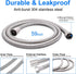 Brushed Nickel Handheld Bidet Sprayer, Muslim Shower Bidet Attachment, Cloth Diaper Toilet Sprayer, Jet Spray