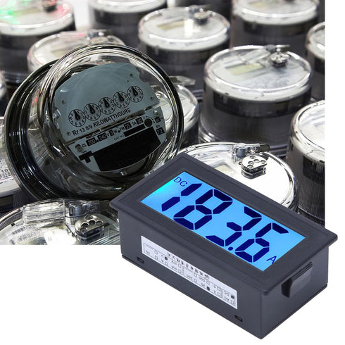 YB5135DB Digital Voltage Testers Mini DC Voltmeter with Blue Backlight LED Panel for AC100-240V