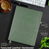Graph Paper Notebook - Hardcover 8.5 x 11, Grid Journal for Writing, Thick Paper, Olive Leather for Work