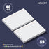 5x8 Inch 120 Count, 5x8 5 8 5 8 Index Cards - Ruled Index Flash Cards for Studying, White Lined Index Note Cards