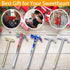 LANDIBO 6-in-1 Hammer Hammer Micro Mini Multifunctional Anti-Corrosion and Anti-Rust Copper and Screwdriver Hand Tool