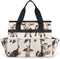 Cow Garden Tool Bag, Garden Tote Storage Bag with 10 Pockets, Indoor