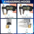 Digital Caliper Measuring Tool, Large LCD Screen, Easy Switch Inch/MM/Fraction, 6inch/150mm & 8inch/200mm