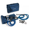 Lumiscope Professional Blood Pressure Kit - Stethoscope, Manual BP Cuff, Sphygmomanometer - Dark Blue