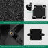 ABS IP67 Waterproof Dustproof Electrical Junction Box, with 15A 600V Barrier Terminal Cable Connector