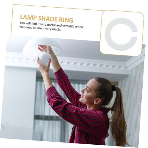 24pcs Commercial jojofuny Lamp Shade Conversion Lightweight Adapter for Table and Floor Lamps Easy to Install for Home