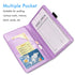 ACdream Server Books for Waitress, Guest Book Note Pad, Cute Pocket Leather Money Organizer Wallet, Cash Check Bill