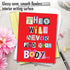 NobleWorks Funny Happy Birthday Card, Jumbo 8.5 x 11 Inch Greeting for Spouse
