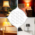Tucnoeu E27 E14 12 Pack 42mm 29mm to Lamp Shade Adapter Ring, to Lampshade Converter Ring, White PP Plastic Light Shade