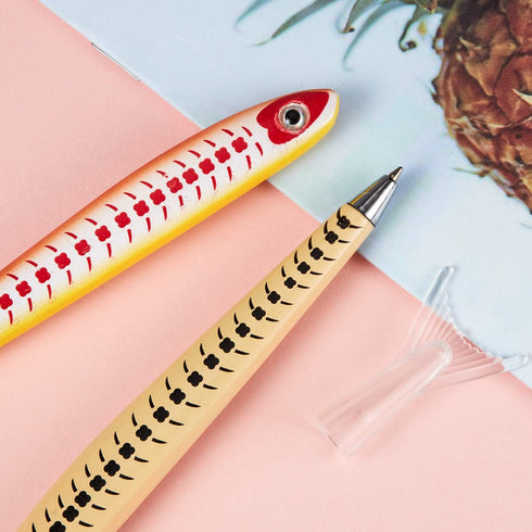 Outus 12 Pcs Fish Ballpoint Pens - Cute Fish Pen for Fishing Birthday Party Favors, Office Writing