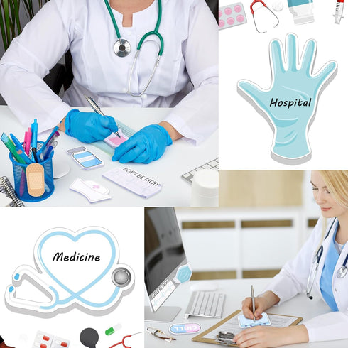 Mini Funny Nurse Sticky Notes, CNA Gifts, Medical Themed Mini Sticky Note Pads, 60 Pads