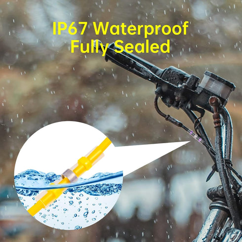 Upgraded 520PCS Solder Stick Wire Connectors with Heat Gun 450W, Waterproof Solder Wire Connector Kit for Marine