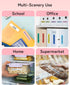 Phomemo P12 Label Maker Machine with Tape, Ribbon Printer Machine Small Bluetooth Label Makers with Multiple Templates