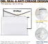 HTVRONT Printable Vinyl for Inkjet & Laser Printers, 40 Pcs Matte White Sticker Paper, 8.5"x11"
