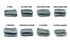 Red Devil 0324 Steel Wool, Medium, (Pack of 8)