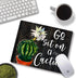 Go Sit On A Cactus Funny Quote Watercolor Floral Mouse Pad - School Office Supplies Desk Accessories
