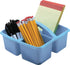 Teacher Created Resources Light Blue Portable Plastic Storage Caddy 6-Pack for Classroom and Office Organization