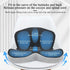 Memory Foam L Shaped Seat Cushion, Orthopedic Cushion with Back Support, Ergonomic L Shaped Seat Cushion for Truck