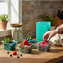 100 Pack ZAVOOS Berry Baskets, Pint Size Plastic Strawberry Boxes with Open Weave Pattern for Fruit Vegetable, Small