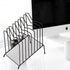 Incline File Sorter, 8 Compartment File Paper Organizer, Standing Wire Organizer Rack with Anti-slip Pads for Desk,