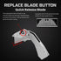 6-Pack C6SL) Lichamp Folding Utility Knife Box Cutter, Quick Change Razor Knife Utility Pocket Construction Blade