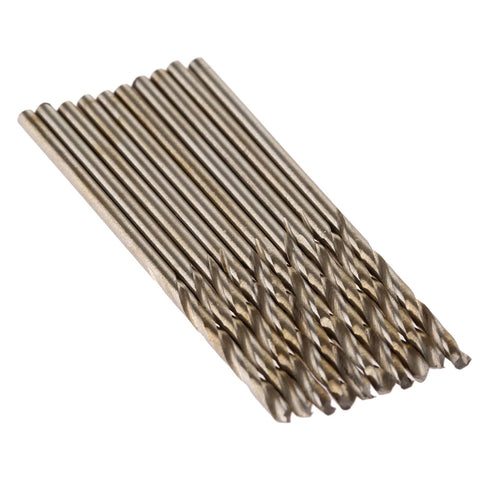 Mtsooning Micro Twist Drill Bit Set, 10PCS 1.5mm HSS Micro Drill Bits for Jewelry, Plastic, Soft Metal