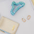 Lilly Pulitzer Lanyard with ID Holder, Keychain Wallet for School or Office, Gold Zipper Wallet, Blossom Views