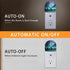 Gearsly Aurora Forest Night Light - LED Wall Sconce for Bedroom, Bathroom, Hallway, Plug in Decorative Lighting, Gift