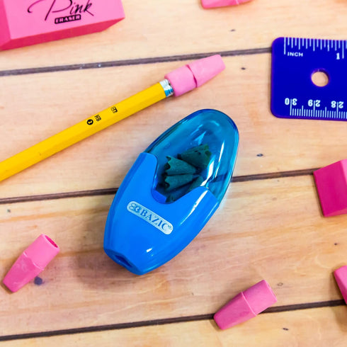 BAZIC Pink Eraser Top, Latex Free Pencil Tops Erasers, Arrowhead Caps for Student Classroom Bulk Packs, 144 Count.