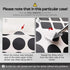 Dimming Stickers,2 Black,50% Dimming Lights(Cut-50% Dimming JIEHENG Light Stickers,LED Cover Sheets White and of LED