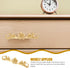 148X35X24Mm, Brass Double-Hole Cabinet Handle Metal Pulls for Dresser Drawers and Wardrobe Doors, Replacement Furniture