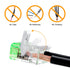2 Port Splicing Connector, Lever-Nut Assortment for All Wire 12-24 AWG (10)