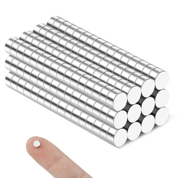 Small Magnets, 180 Pack Refrigerator Magnets 5x3mm Rare Earth Neodymium for Crafts, Whiteboard, Kitchen Cabinet