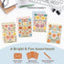 4x5.5" Set 24 S&O Dust & Bloom Thank You Cards with Envelopes - Blank Greeting Card for Handwritten Messages - Thank