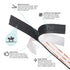 CANOPUS Hook and Loop Reclosable Fastener - SJ3550 250 Black Lock Tape for Crafts, 1 in x 6 ft