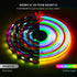 WS2811 9.8FT DC24V 630LED/m 14IC/m 10mm BTF-LIGHTING FCOB IC RGB COB LED Strip Flexible High Density Uniform Chasing