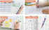 Enyeopd 100 Pack 6-in-1 Multicolor Ballpoint Pen, Retractable Rainbow Pens for Office School Supplies
