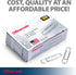 Officemate Premium #1 Paper Clips - 1,000 Paper Clips (10 Boxes of 100 Each) - Silver (99916)
