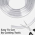 5/8" 13/16" 10 I.D x O.D, Feet Clear Vinyl PVC & Silicone Hose for Home Brewing, Beer Line, Wine Making, Aquaponics