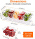 Set Party15.3" 5 Set 5 2 (5 1 pack) Chilled Condiment ServerTaco Bar Serving for Condiment Serving Platters