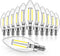 Hizashi E12 LED Bulb Dimmable 60 watt Equivalent, Chandelier Light Bulbs 5000K