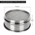 2 PCS 304 Stainless Steel Test Sieves, 200 Mesh 0.075mm + #80 Mesh 0.2mm Aperture Lab Standard Test Sieve, f10cm/4”Dia Economy Test Sieve for Industrial Laboratory