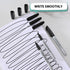 Permanent Markers, 40 Pack Bulk - Quick Drying, Waterproof, Smooth, Durable, Gray Shell, Mark on Glass, Tiles, Cloth