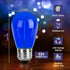 SMART EGG S14 Bulbs 16 Pack, 1W Bulb E26 Colored LED String Light Replacement Multi-Color Edison Medium Base Plastic