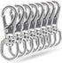 Swivel Eye Snap Hooks – 304 Stainless Steel Heavy Duty Spring Hooks for Keychains, Bird Feeders, Pet Chains