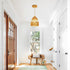 Boho Rattan Pendant Light Kitchen Island,Farmhouse Chandeliers Adjustable Height Hanging lamp for Dining Room,Kitchen
