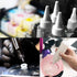 PATIKIL 12Pcs 18/410 Twist Bottle Caps, Plastic Ribbed Edge Squeeze Replacement Caps with Foam Gasket for Paint Lids