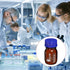 PATIKIL 100mL Reagent Media Bottle, 1Pcs Round Graduated Glass Storage Bottle for Chemistry Lab, Amber
