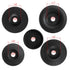 Hedume Set of 5 Angle Grinder Wood Carving Discs for 4" or 4 1/2" Attachments, Stump Tool Grinding Wheel
