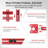 4 1 in Router Milling Groove Bracket,Cabinet Hardware Jig and Router Guide,Adjustable Router Circle Cutting Guide